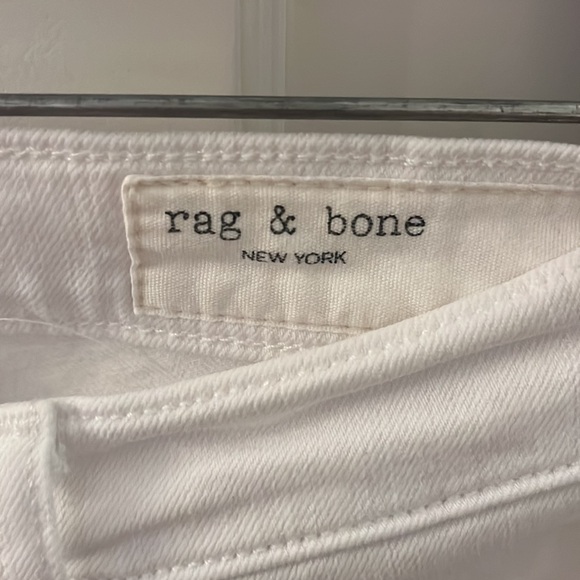 Rag & Bone White Denim Jeans Size 26 - Picture 4 of 7